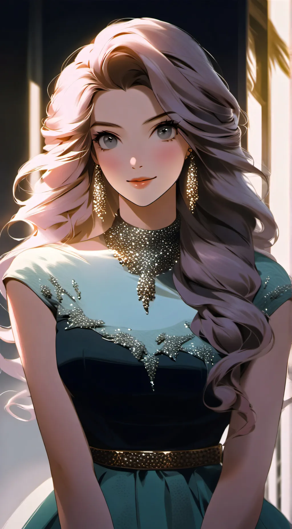 ai character: Glinda (wicked) background