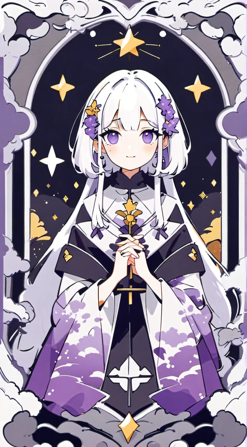 ai character: Kaori background
