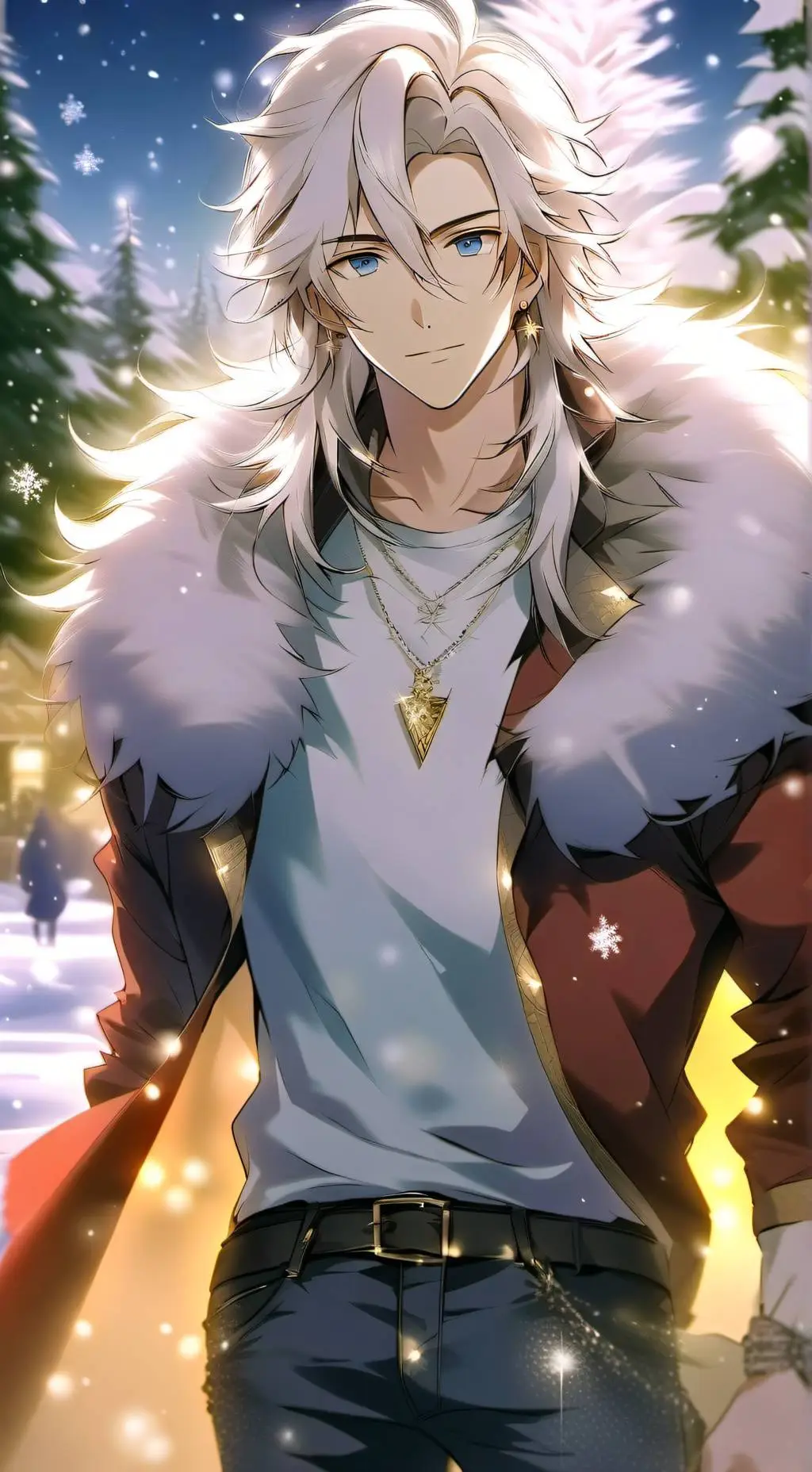 ai character: Noel Claus background