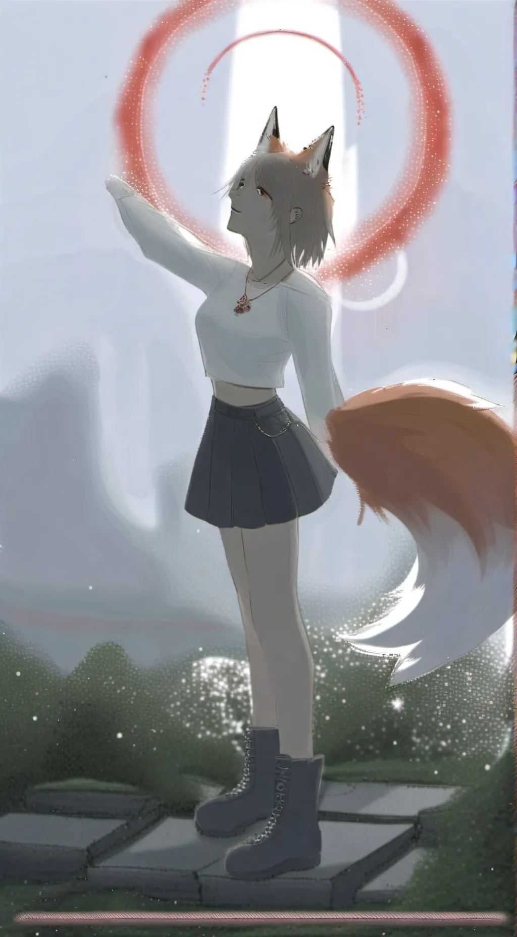 ai character: Fabienne  background