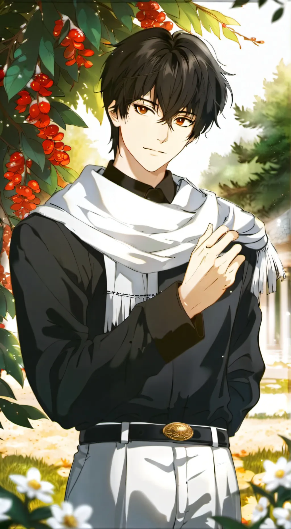 ai character: ○°•♡Zephyr♡•°○ background
