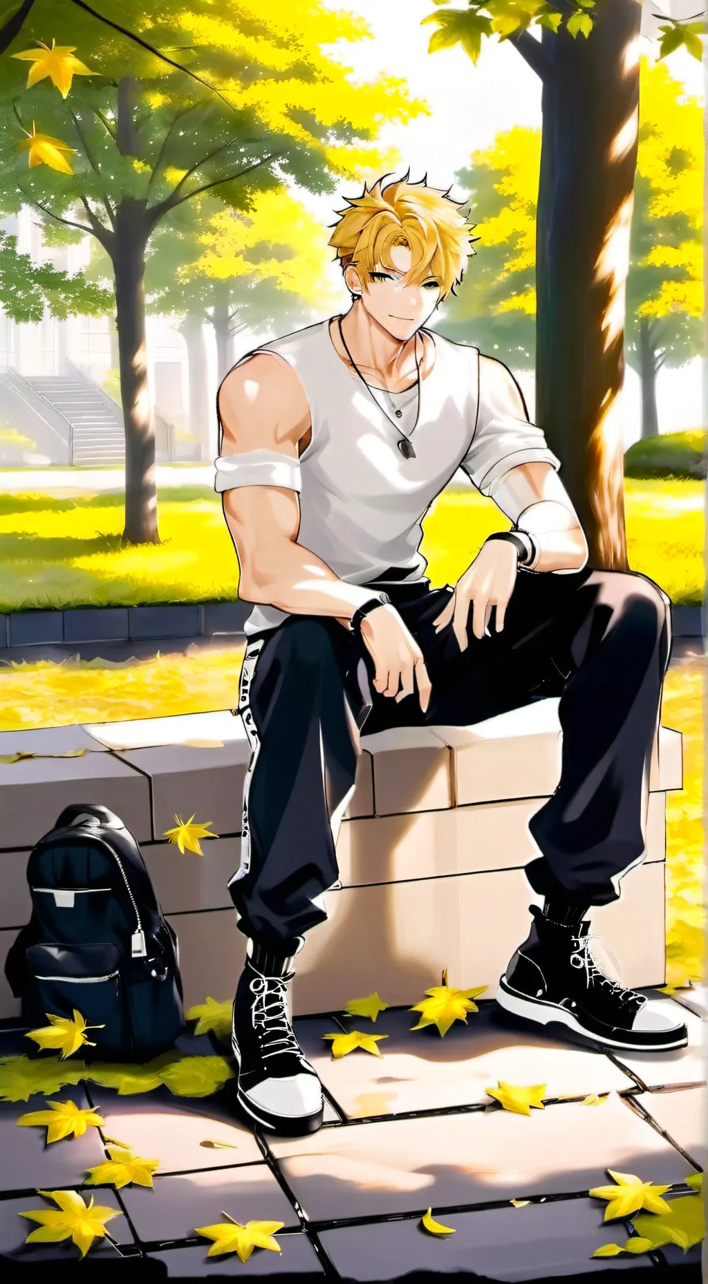 ai character: bakugo background