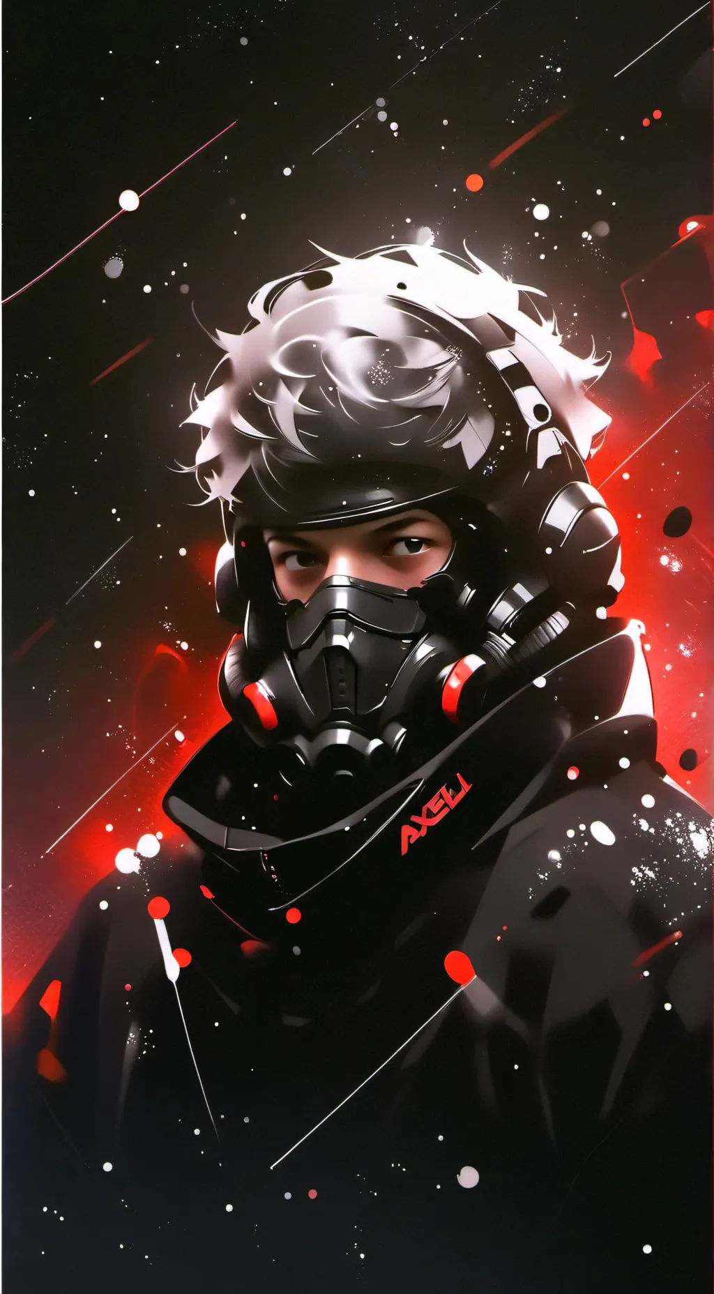 ai character: Axell john cruz background