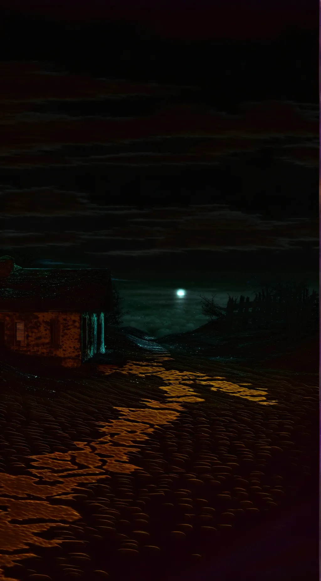 ai character: haunted refuge background