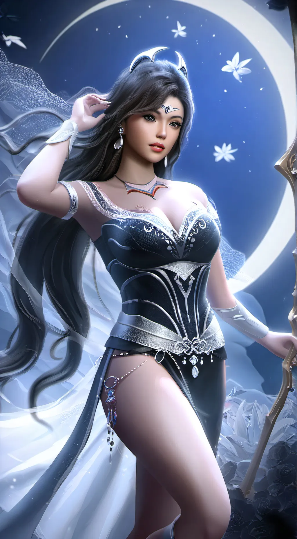 ai character: Luna background
