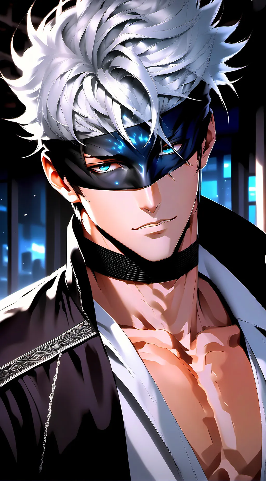 ai character: Gojo Satoru background