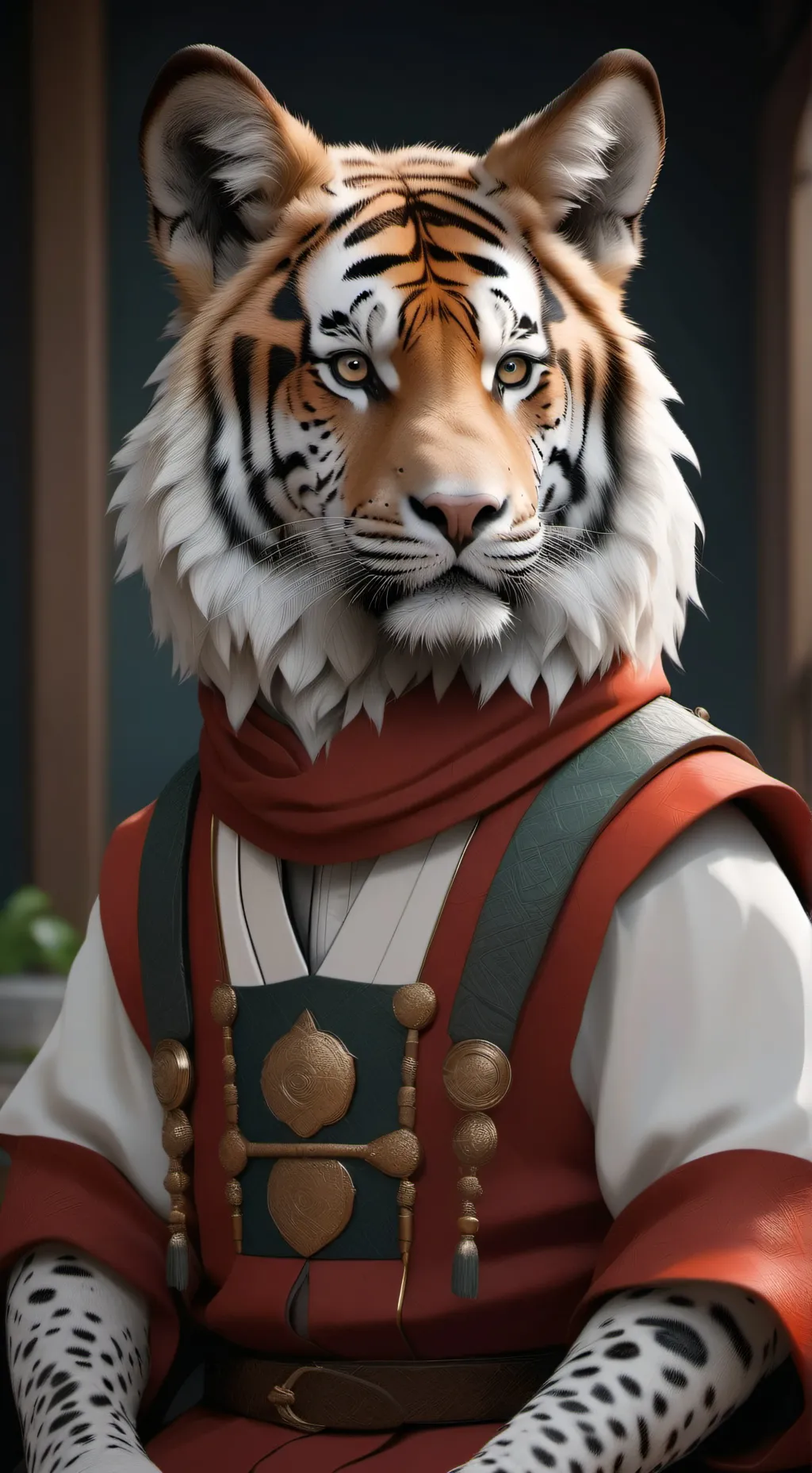 ai character: furry infection background