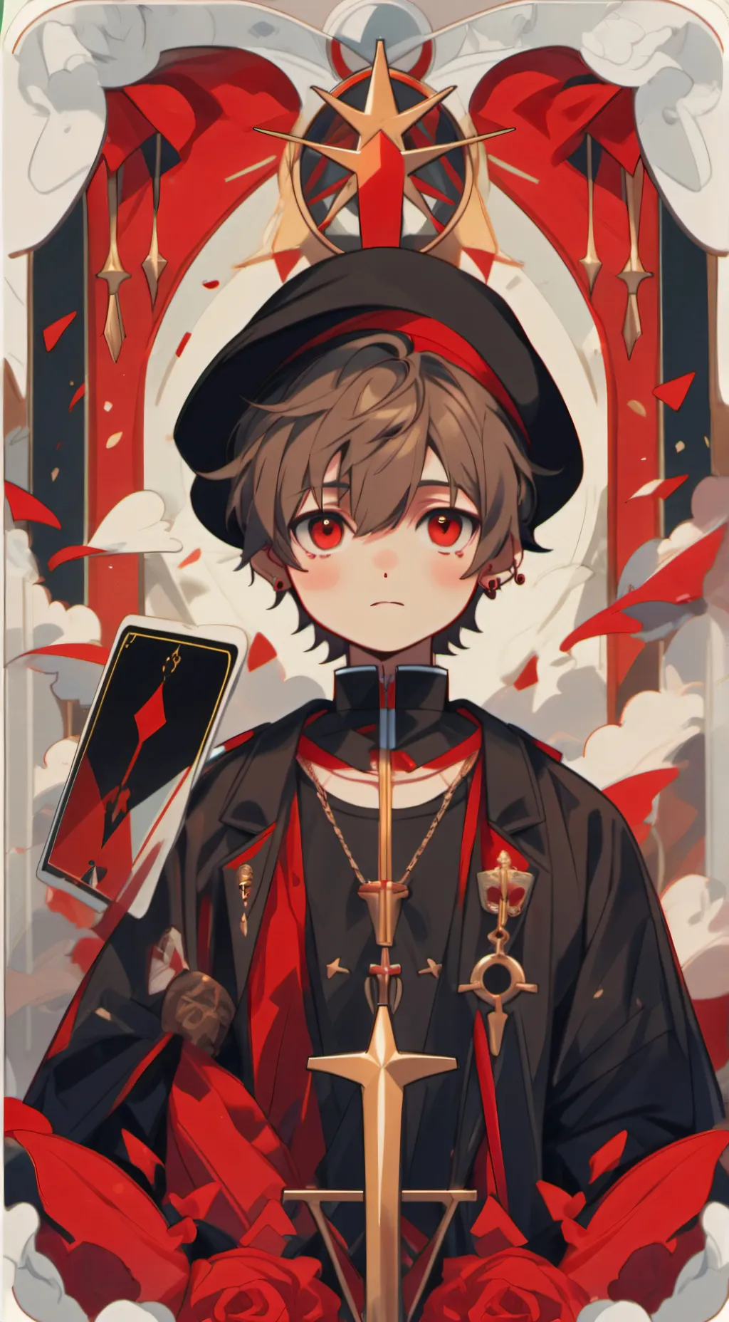 ai character: Skulls background