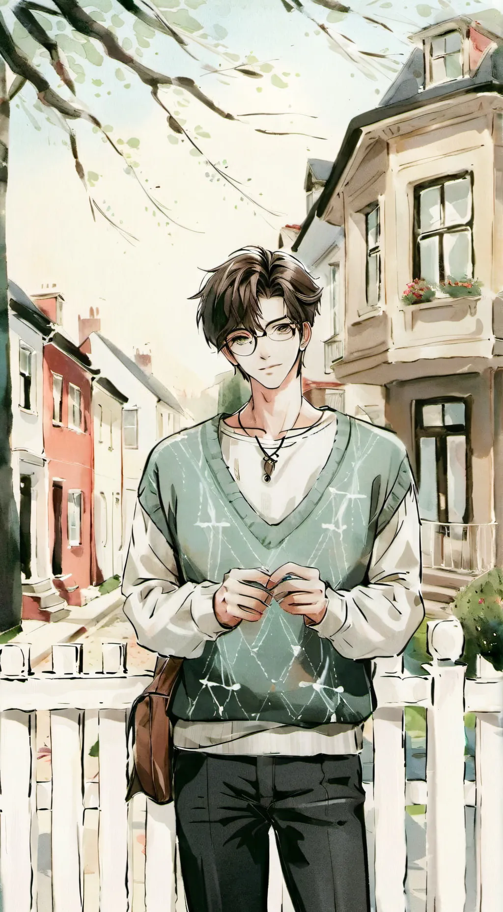 ai character: Davide background