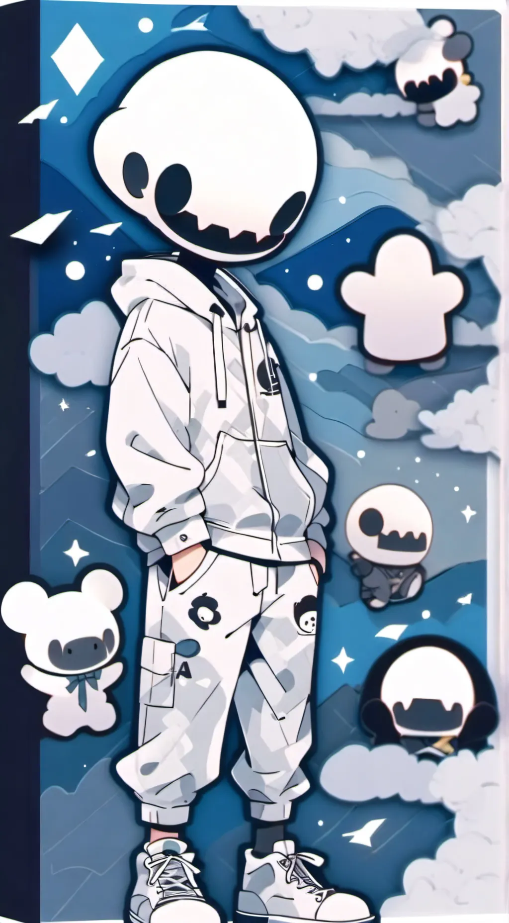 ai character: four background