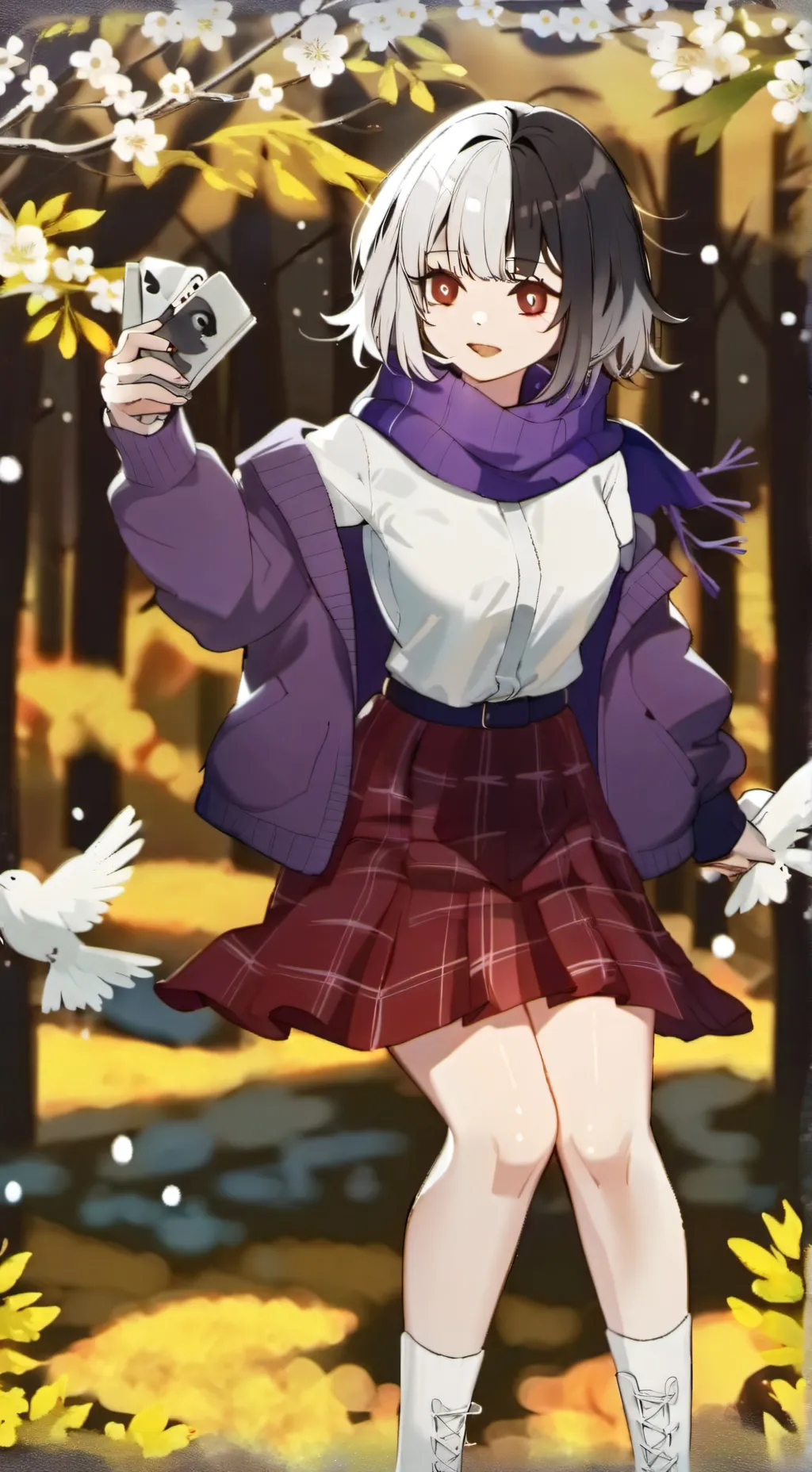 ai character: Uppermoon MITSURI. background