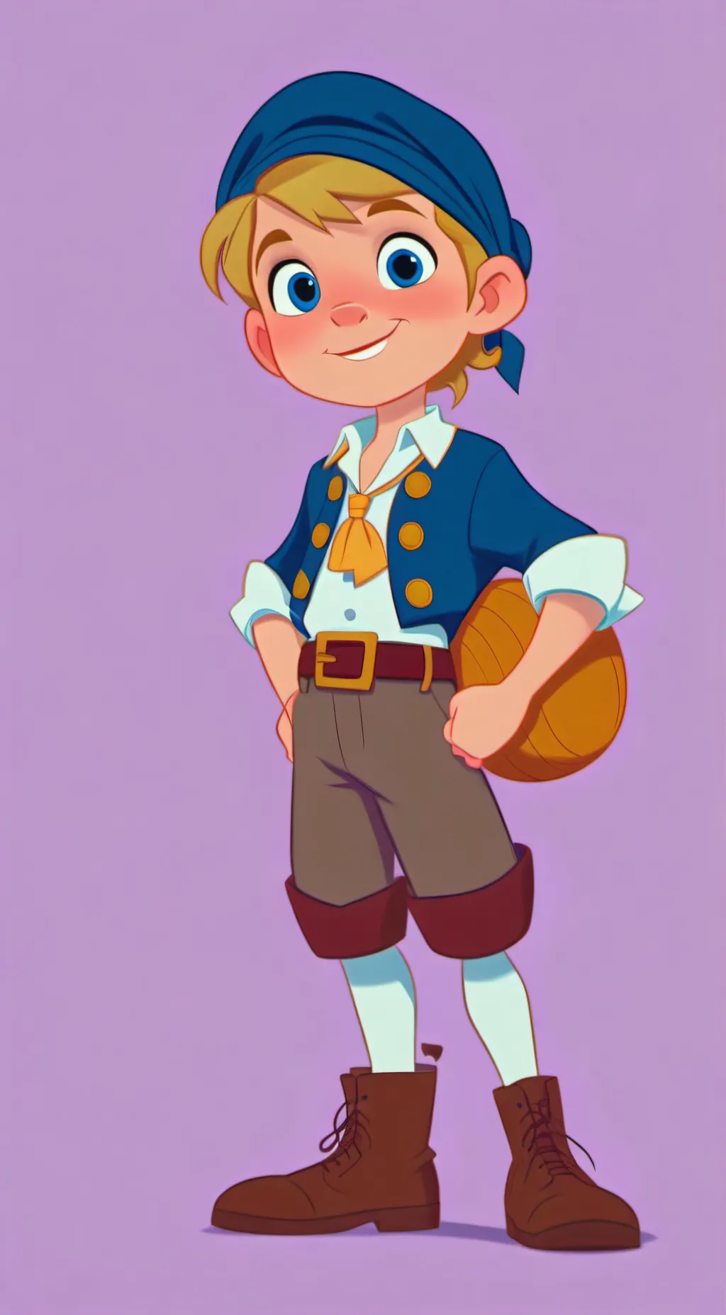 ai character: cubby the pirate  background