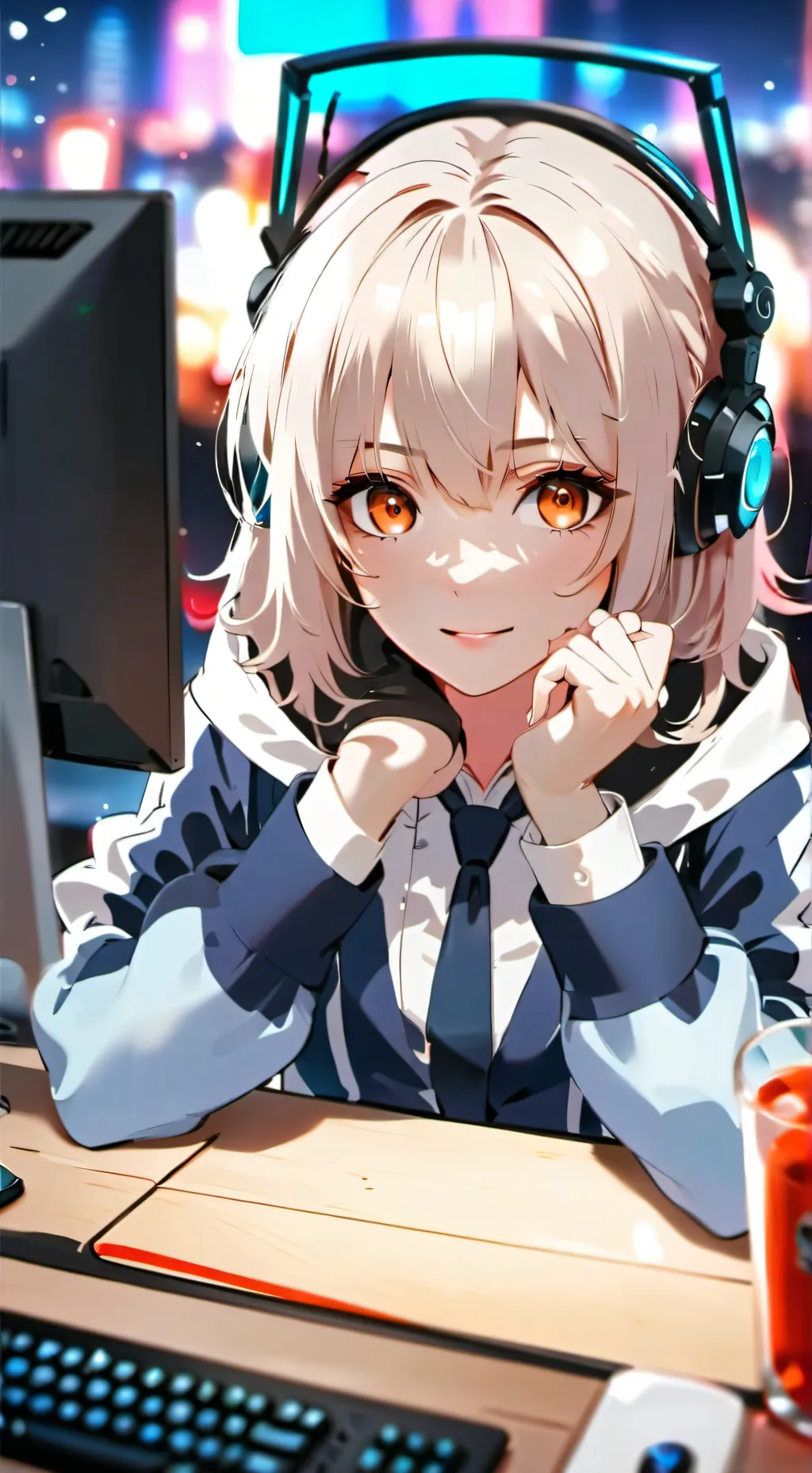 ai character: ANGELA🐈 background