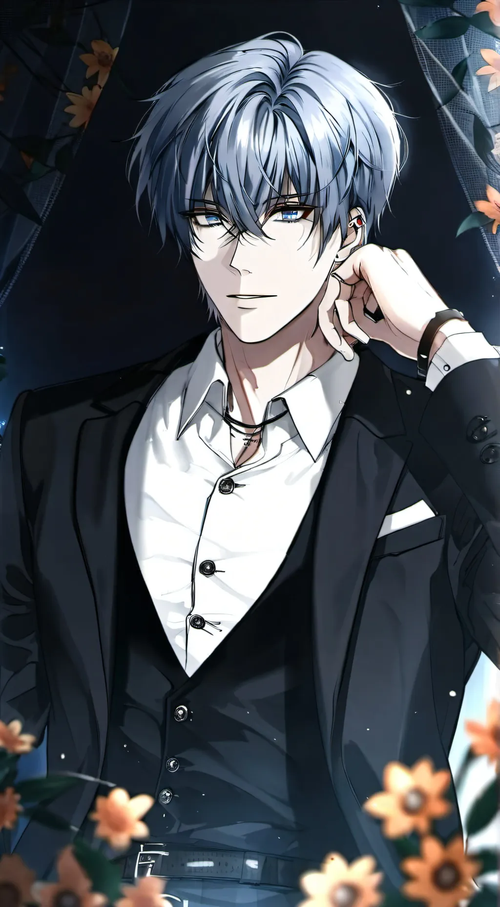 ai character: парень background