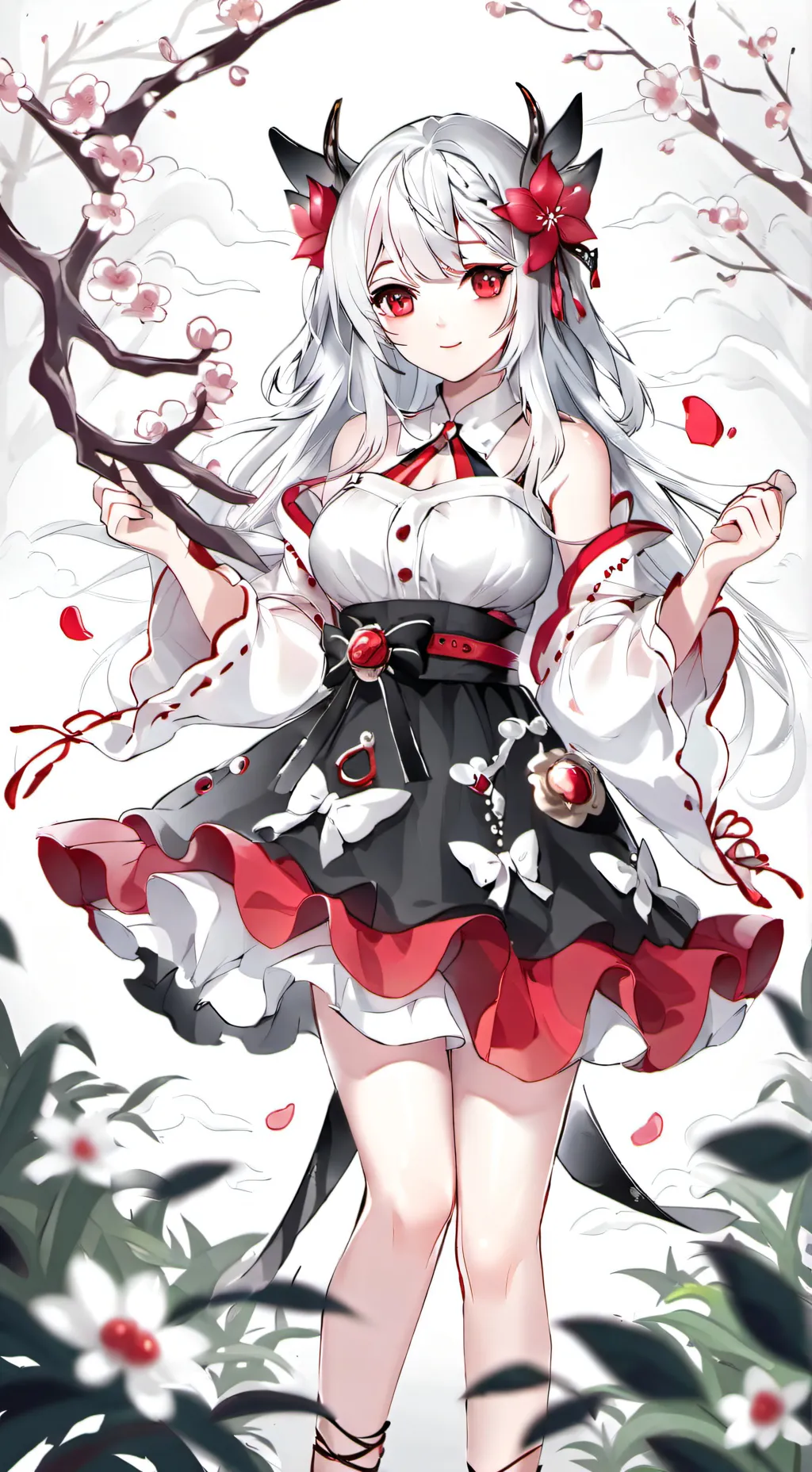 ai character: Ana Cristina  background