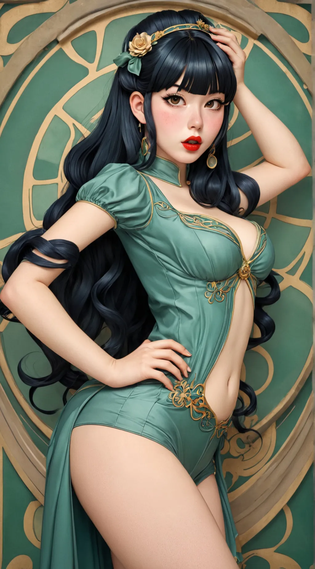 ai character: Marie background