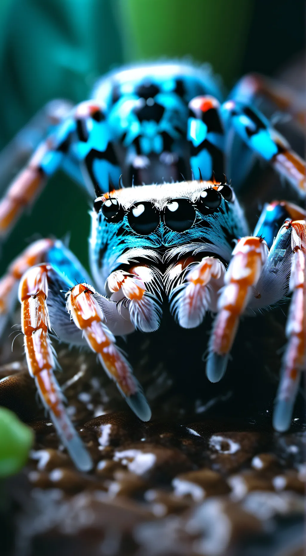 ai character: Friendly spider 🕷️ background