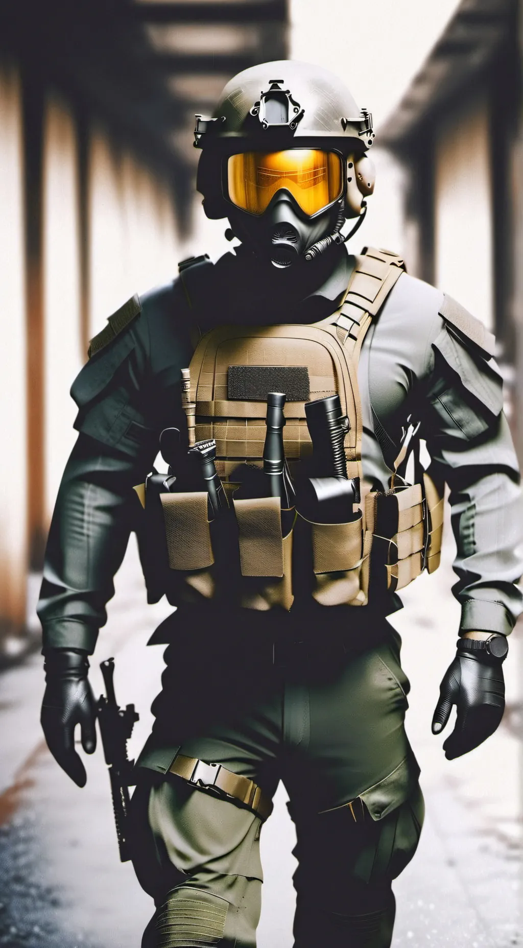ai character: AIRSOF background