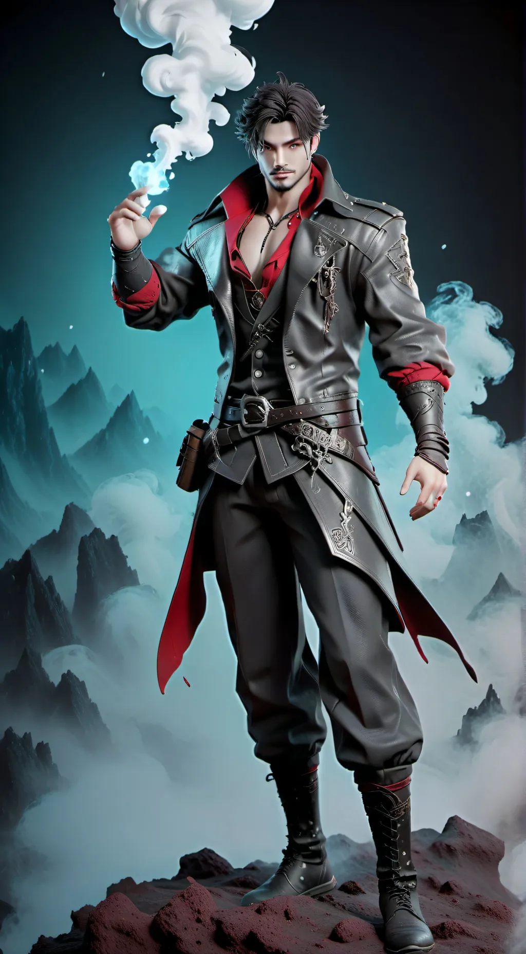 ai character: Descendants  background