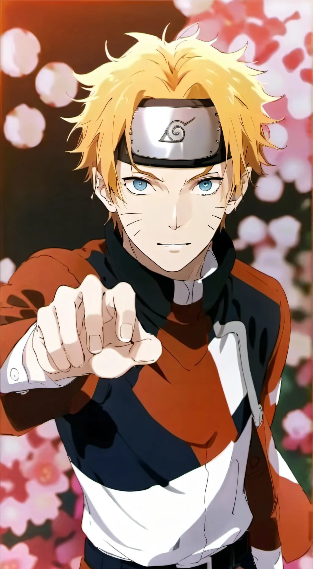 ai character: Naruto Place Modrn background