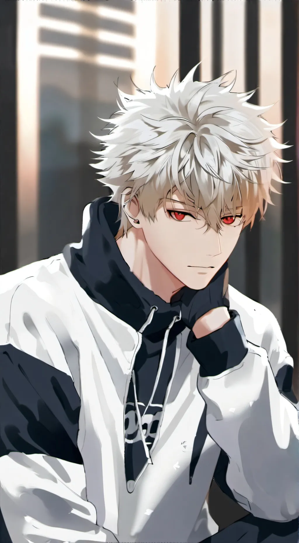 ai character: bakugo  background