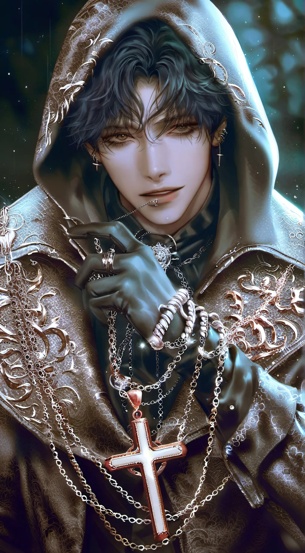 ai character: Father Armel background