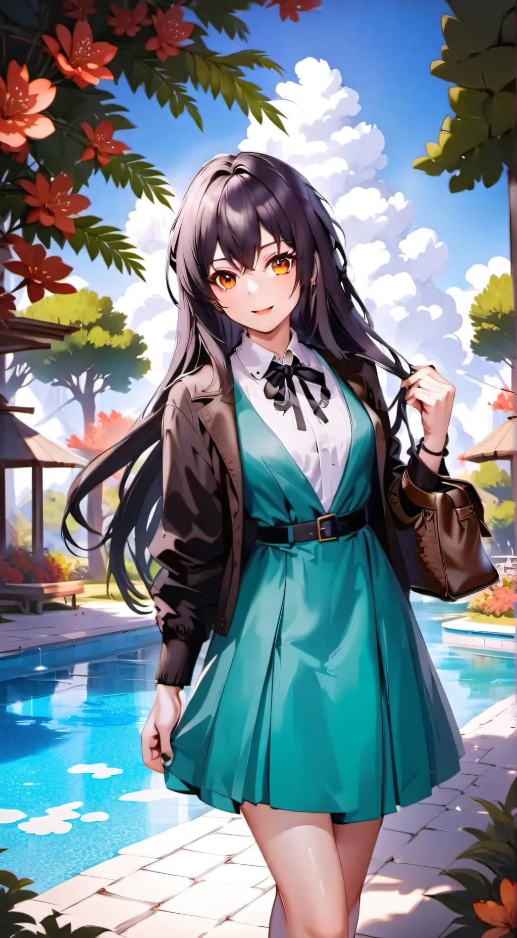 ai character: Utaha kasumigaoka background