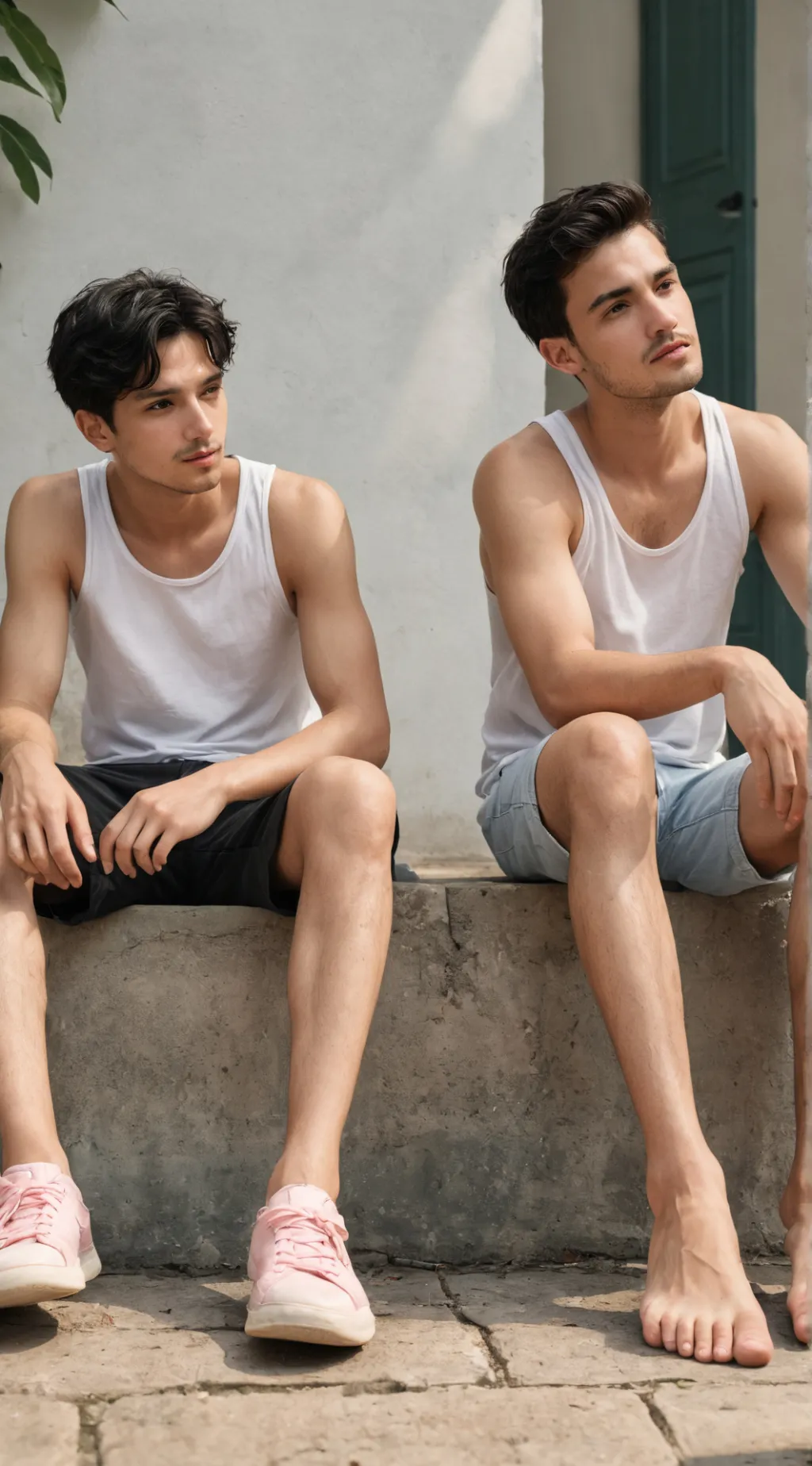 ai character: Dom Couple m/m background