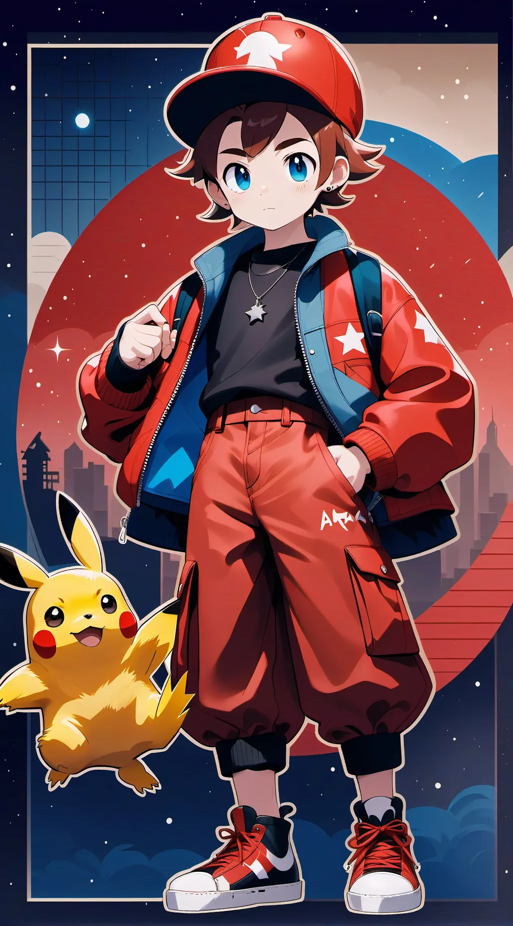 ai character: Juan😎👍😡 background