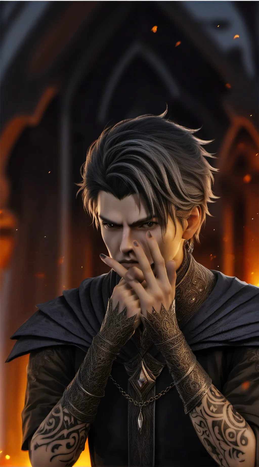 ai character: caos background