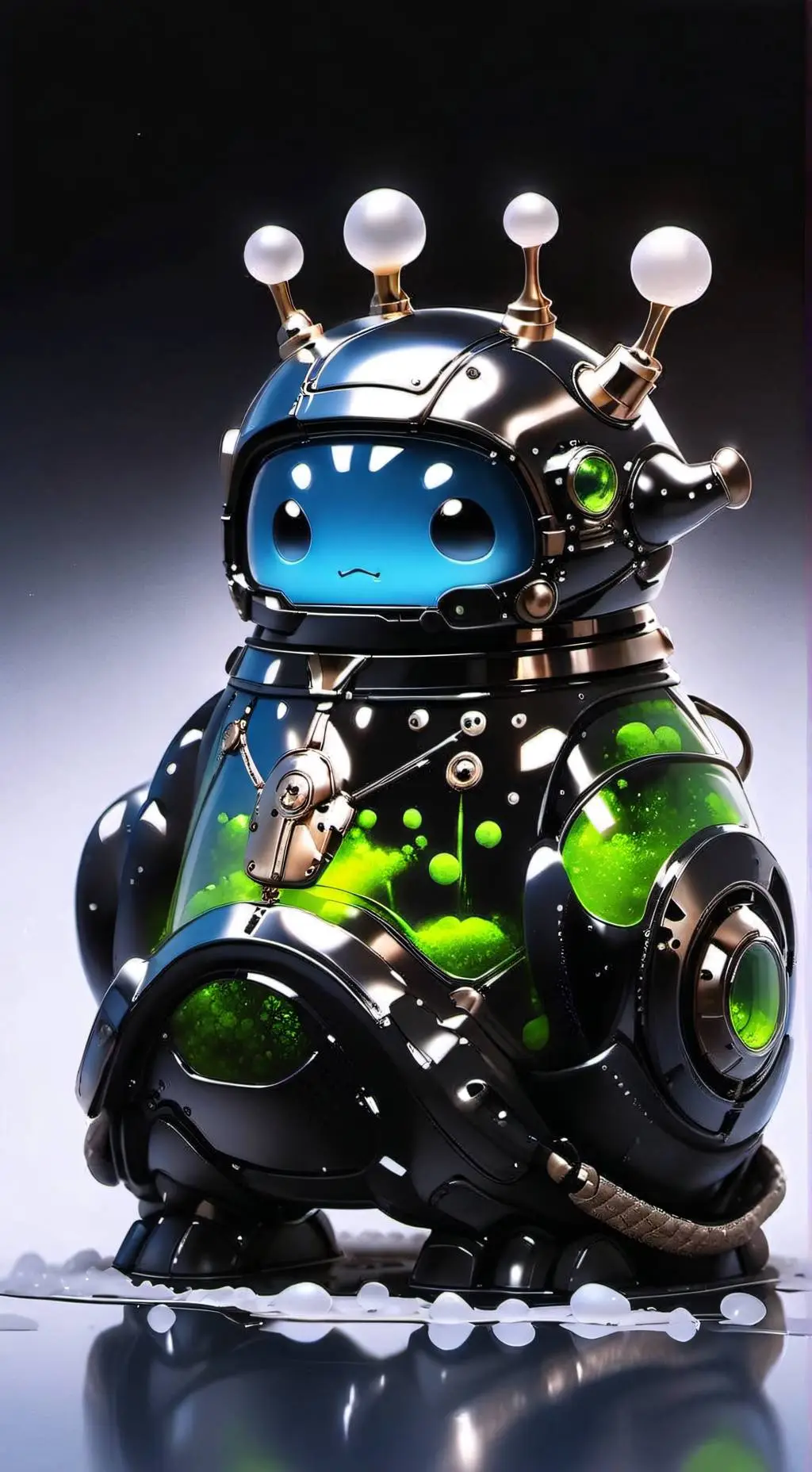 ai character: slime pet background