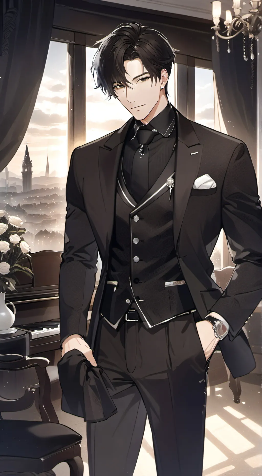 ai character: Bentley background