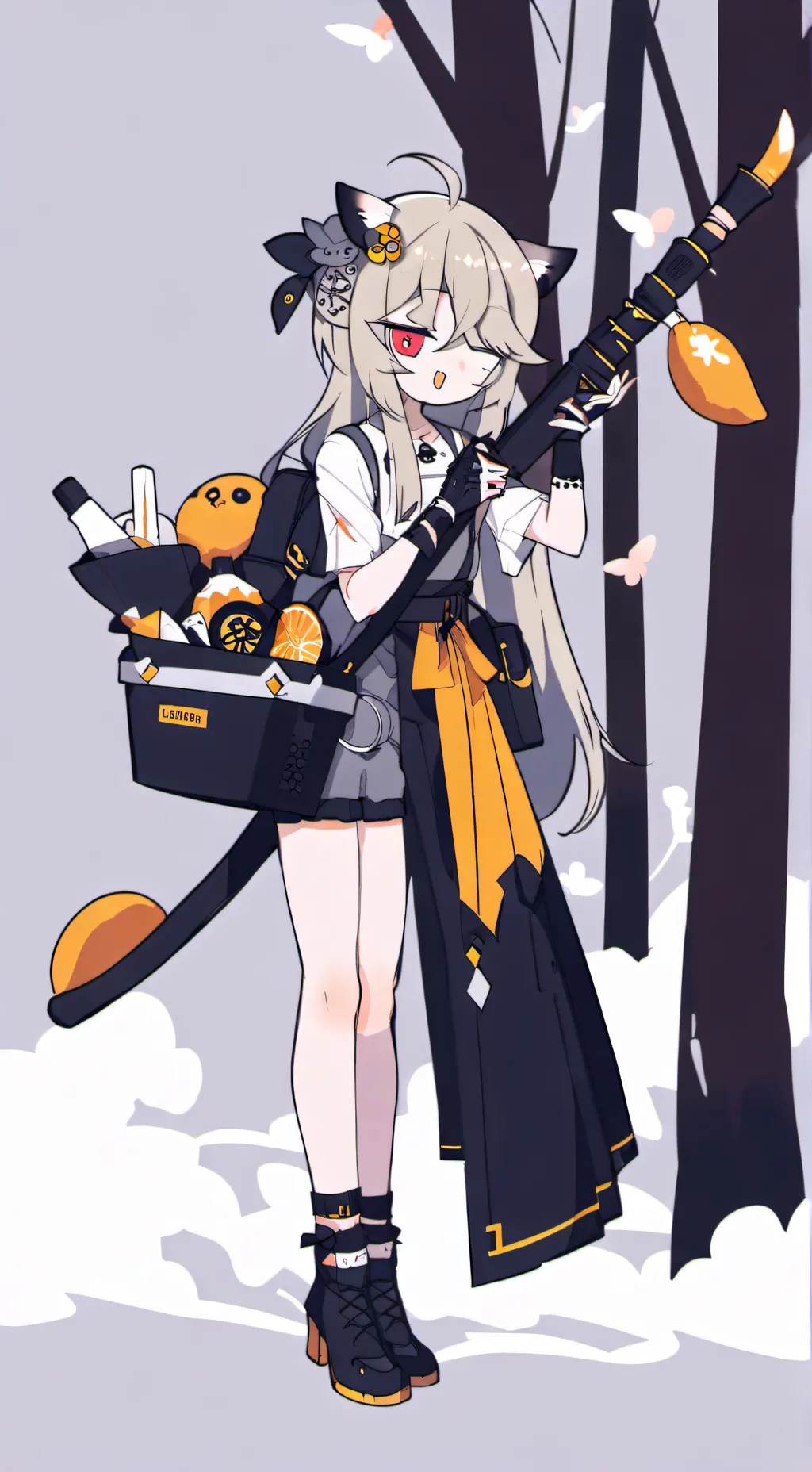 ai character: Hermanita exigente background