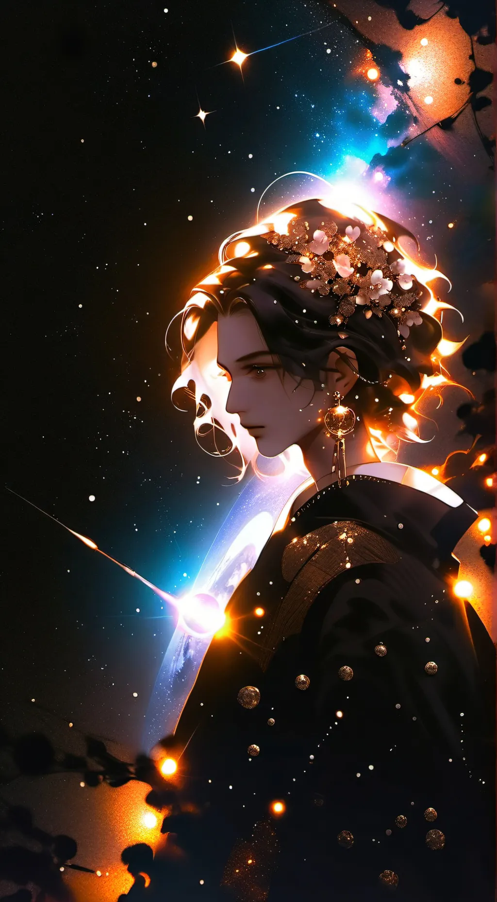 ai character: Solarballs Sun background