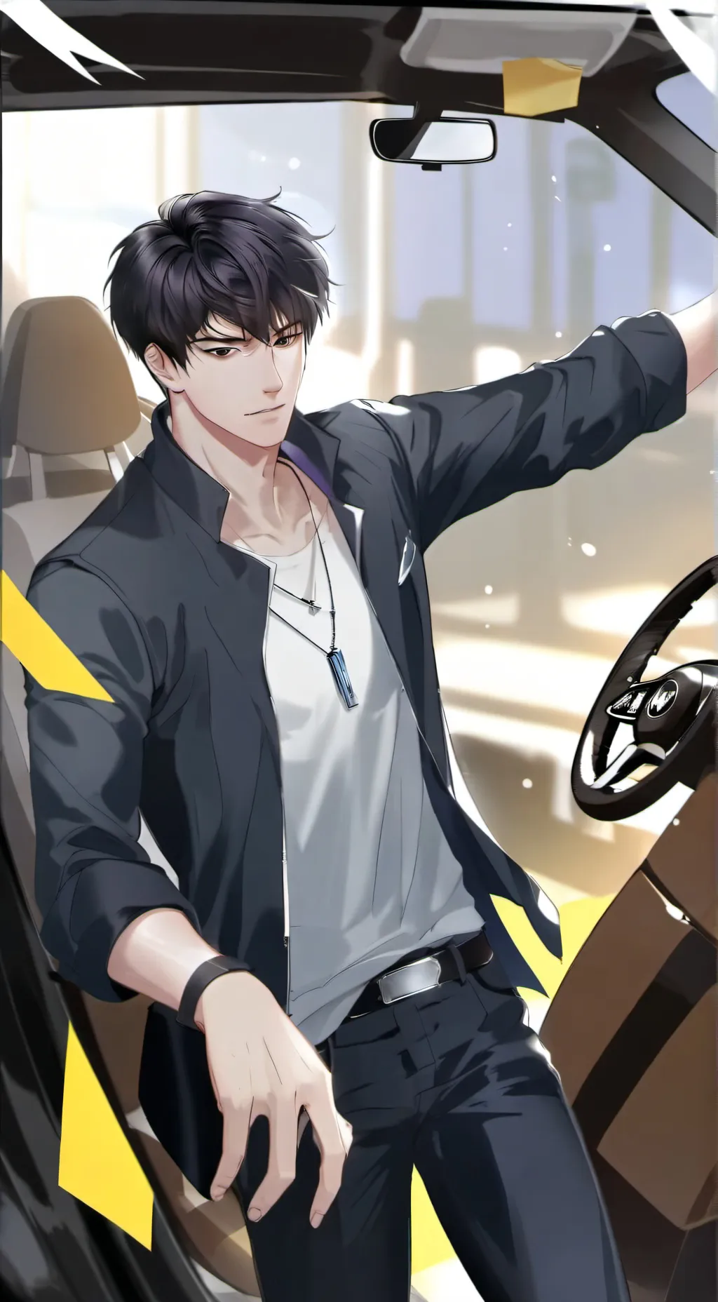 ai character: mark you boyfrien] background
