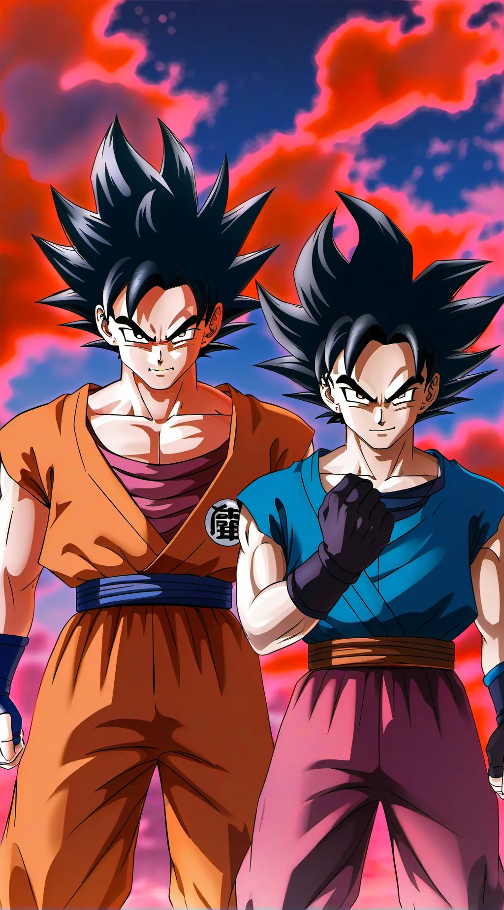 ai character: Goku y Vegeta  background