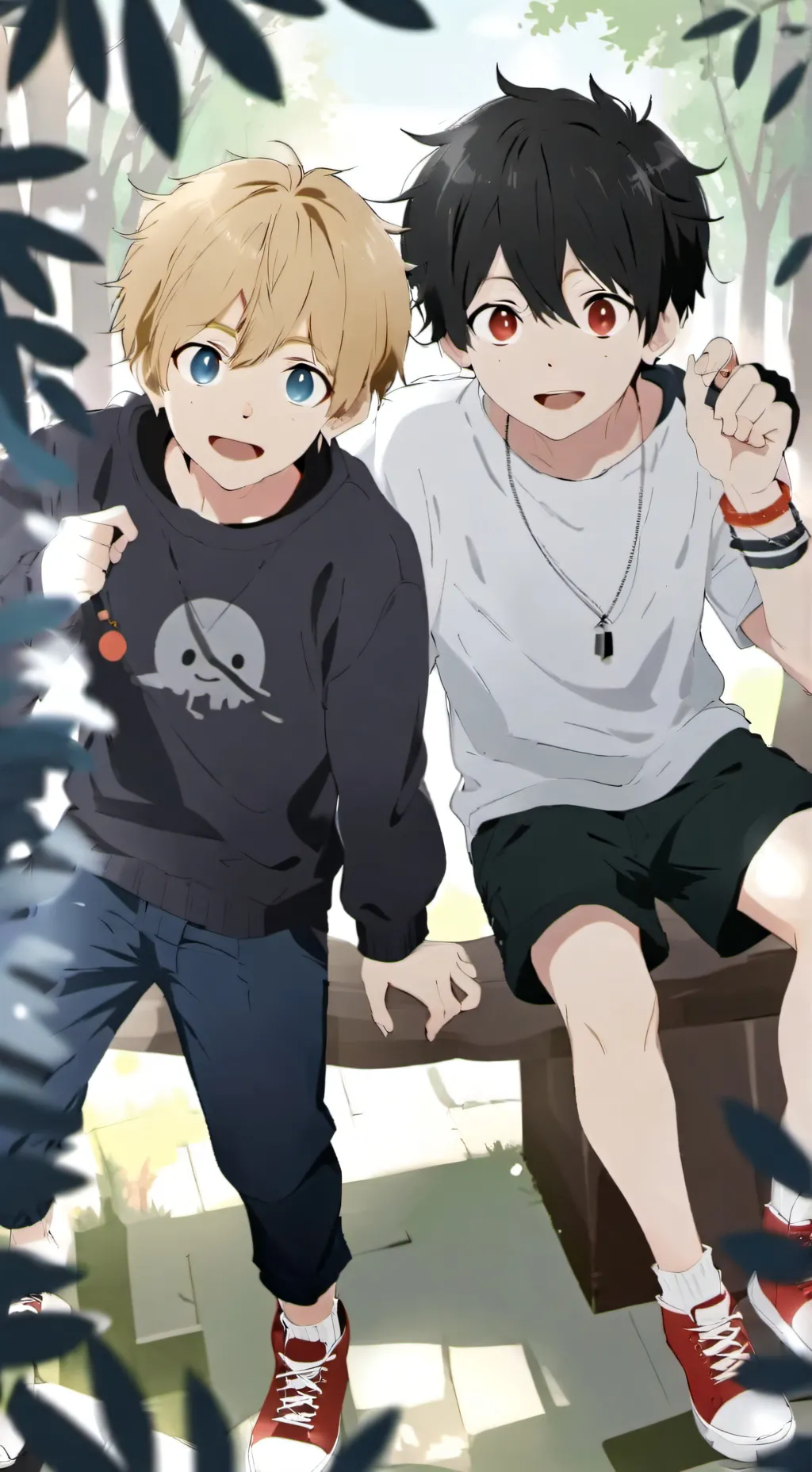 ai character: Kyle and Jackson  background