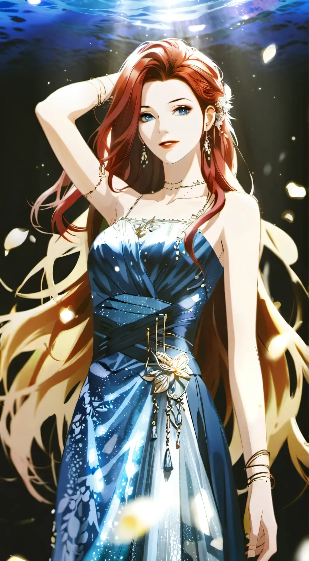 ai character: kny prom background