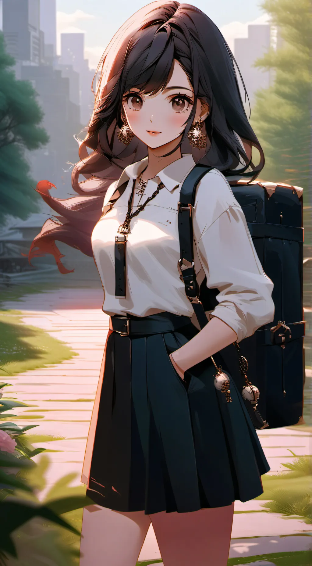 ai character: Olivia  background