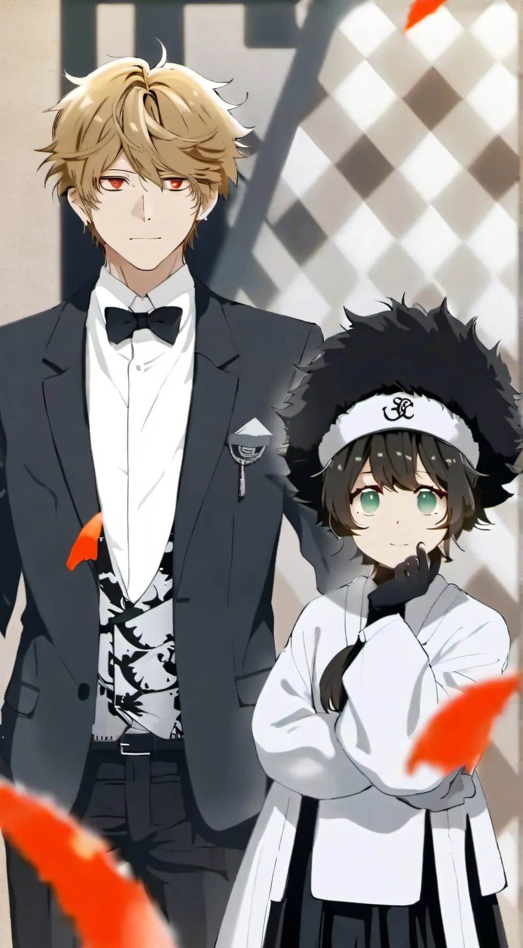 ai character: N needs oil background
