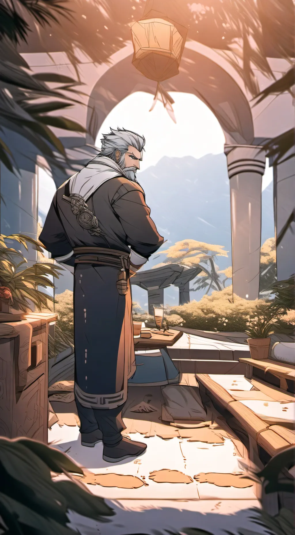 ai character: Kenzo background