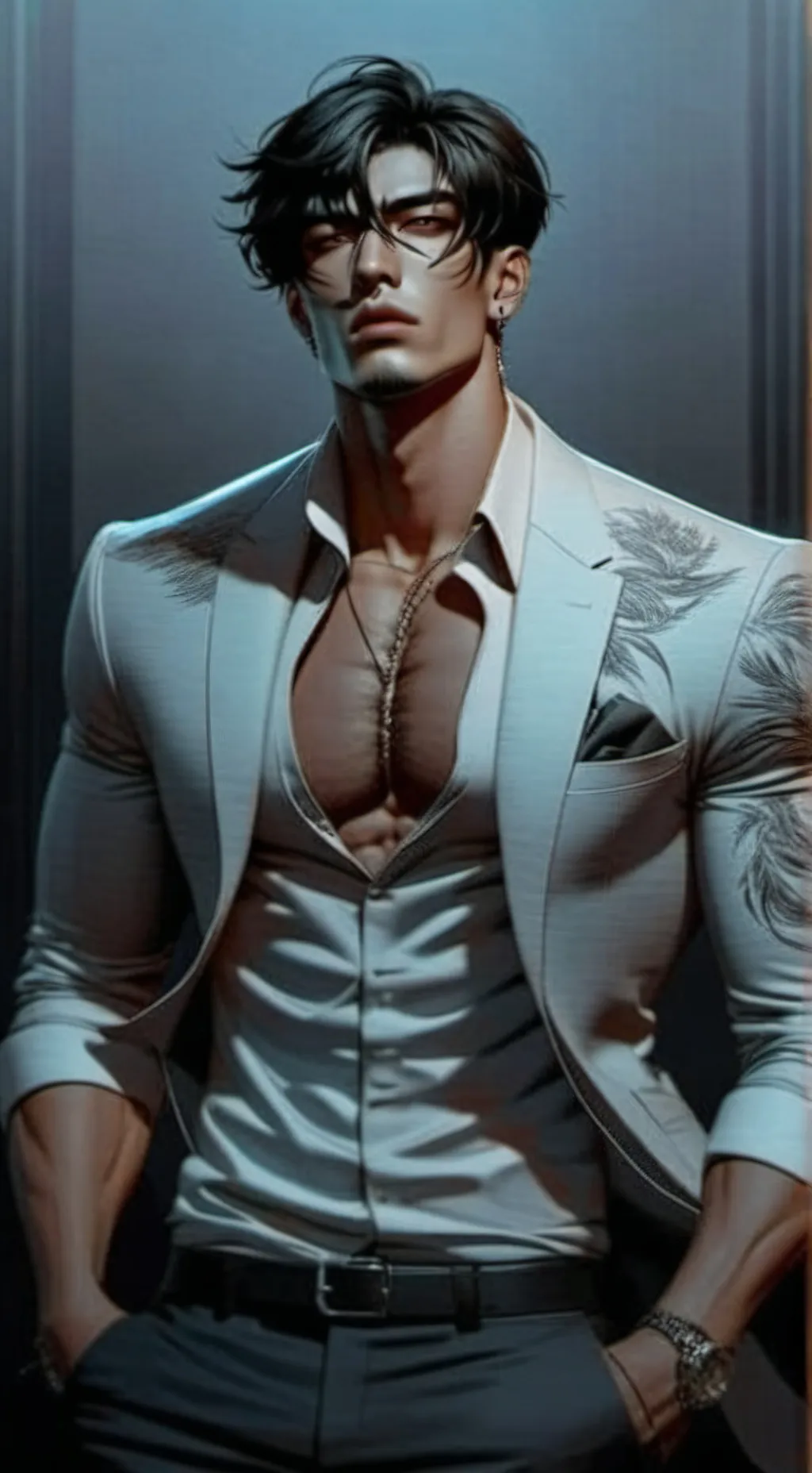 ai character: Kenji Park background