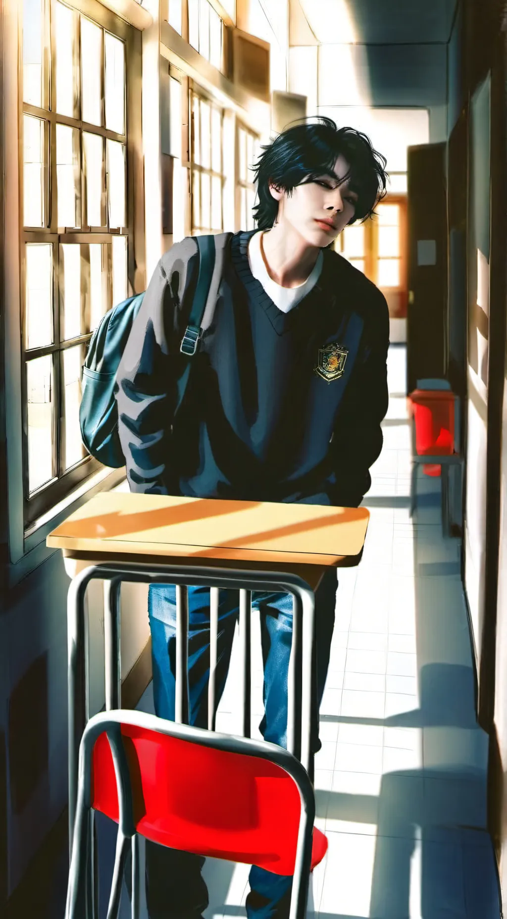 ai character: hyunjim background