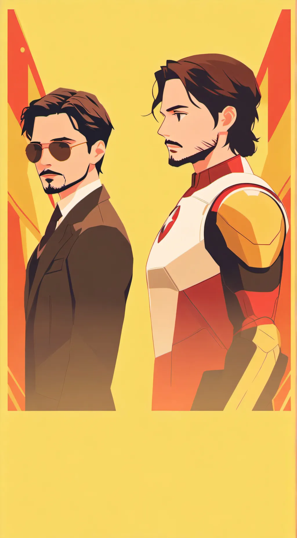 ai character: Avengers  background