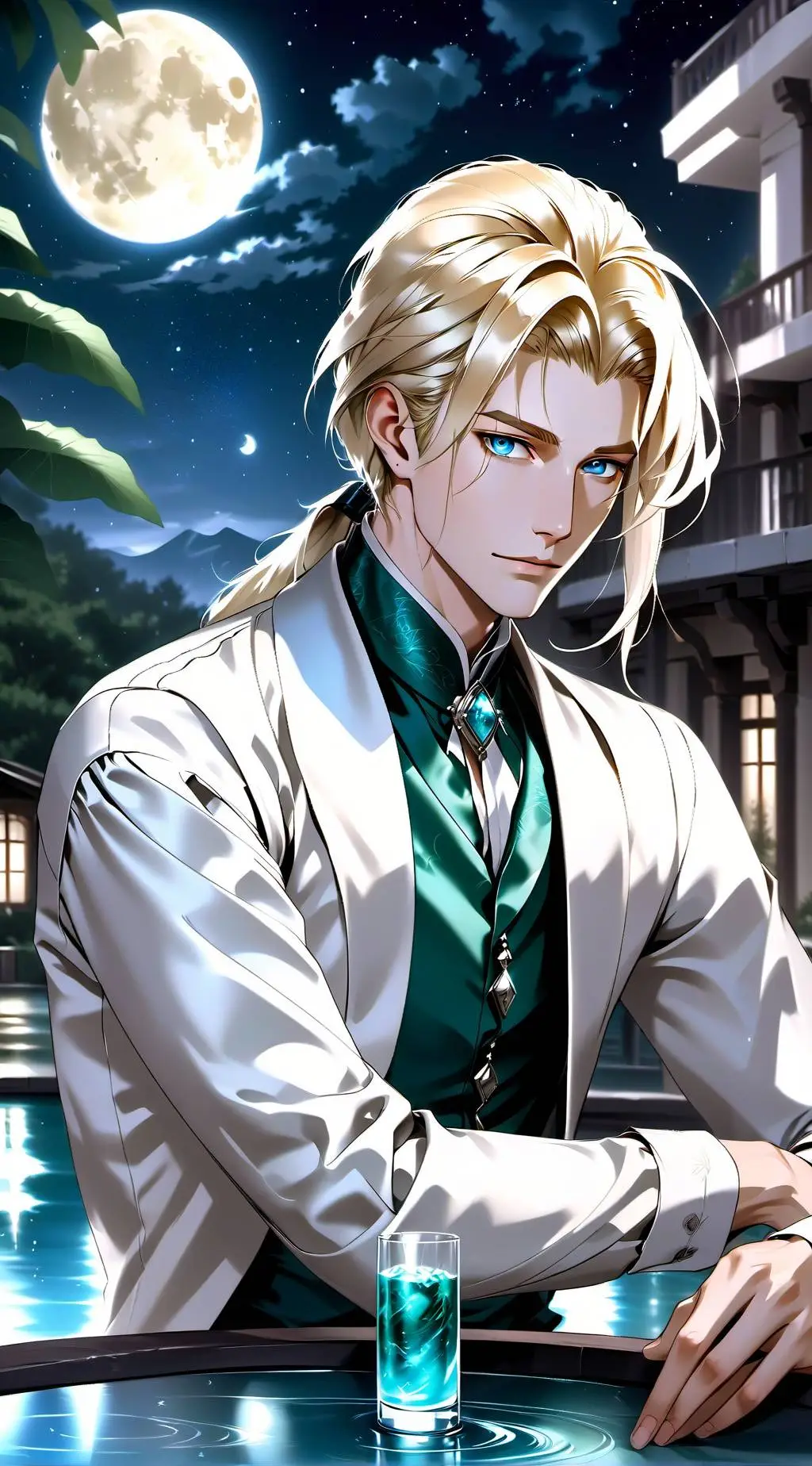 ai character: Christoph  background