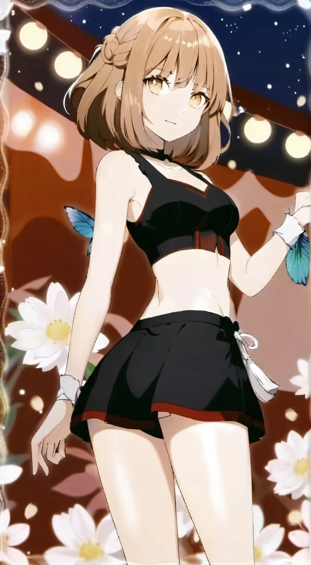 ai character: Rose background