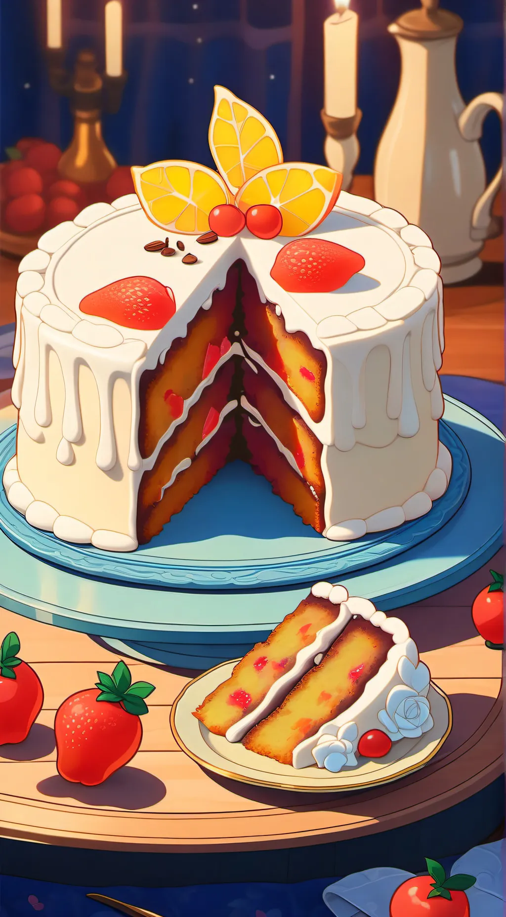 ai character: FRUITCAKE 4!!! background