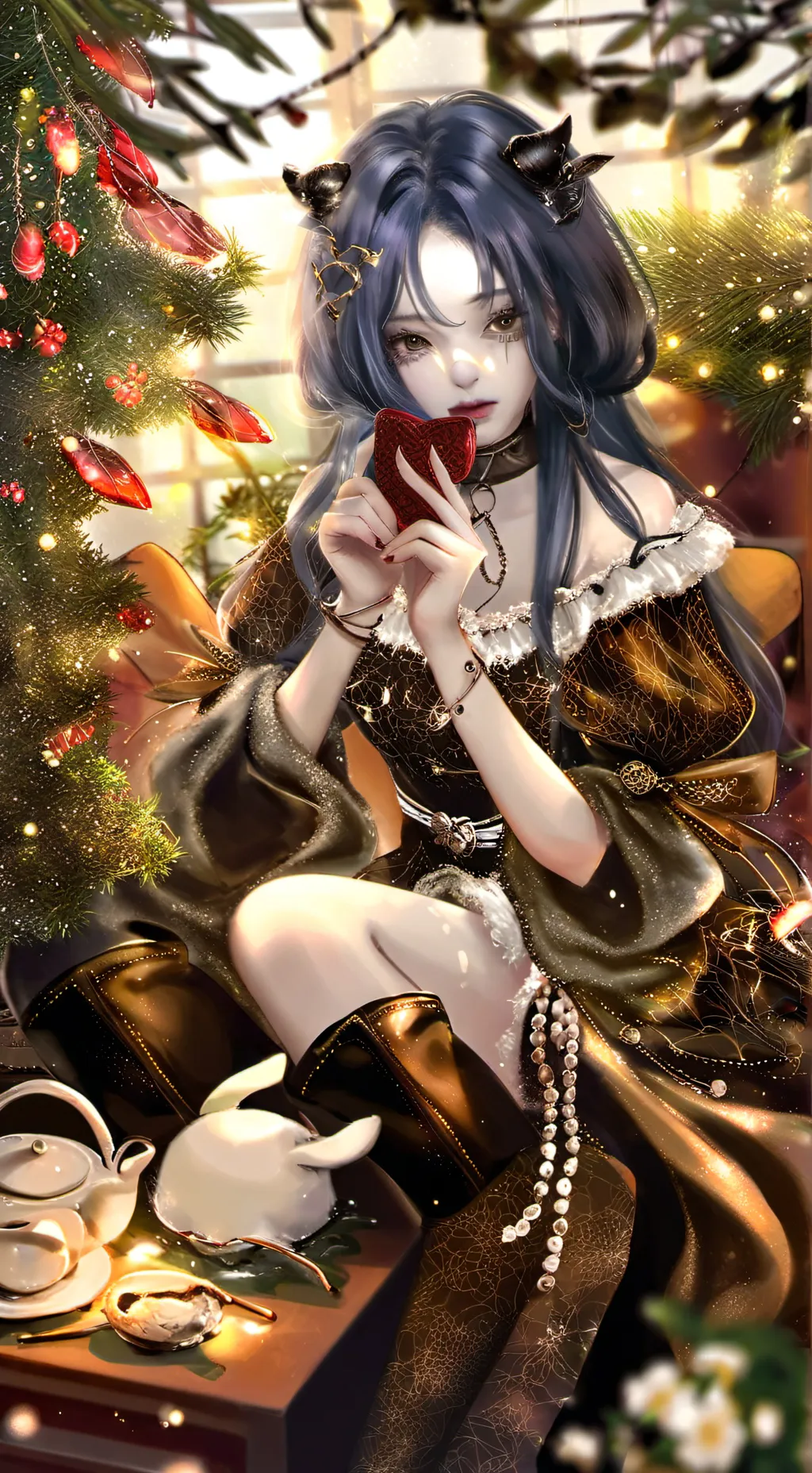 ai character: Valentine background
