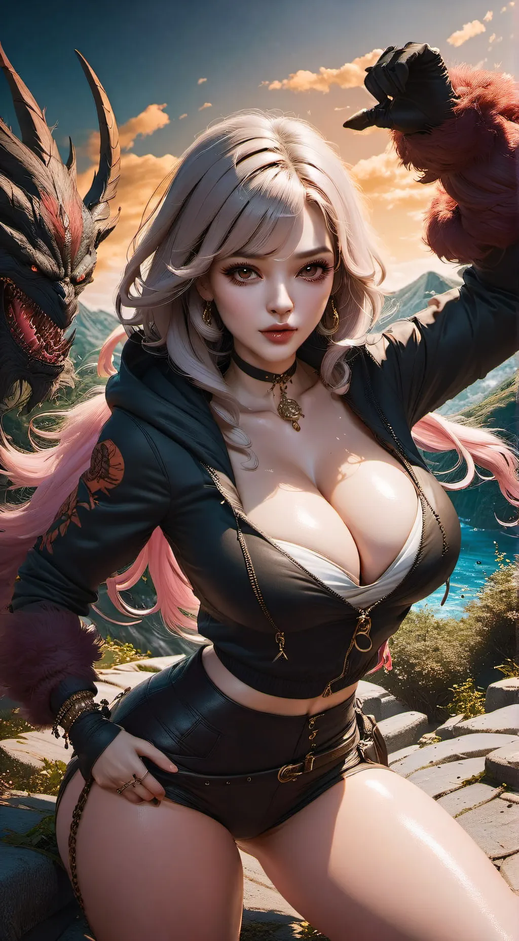 ai character: Scarlett background