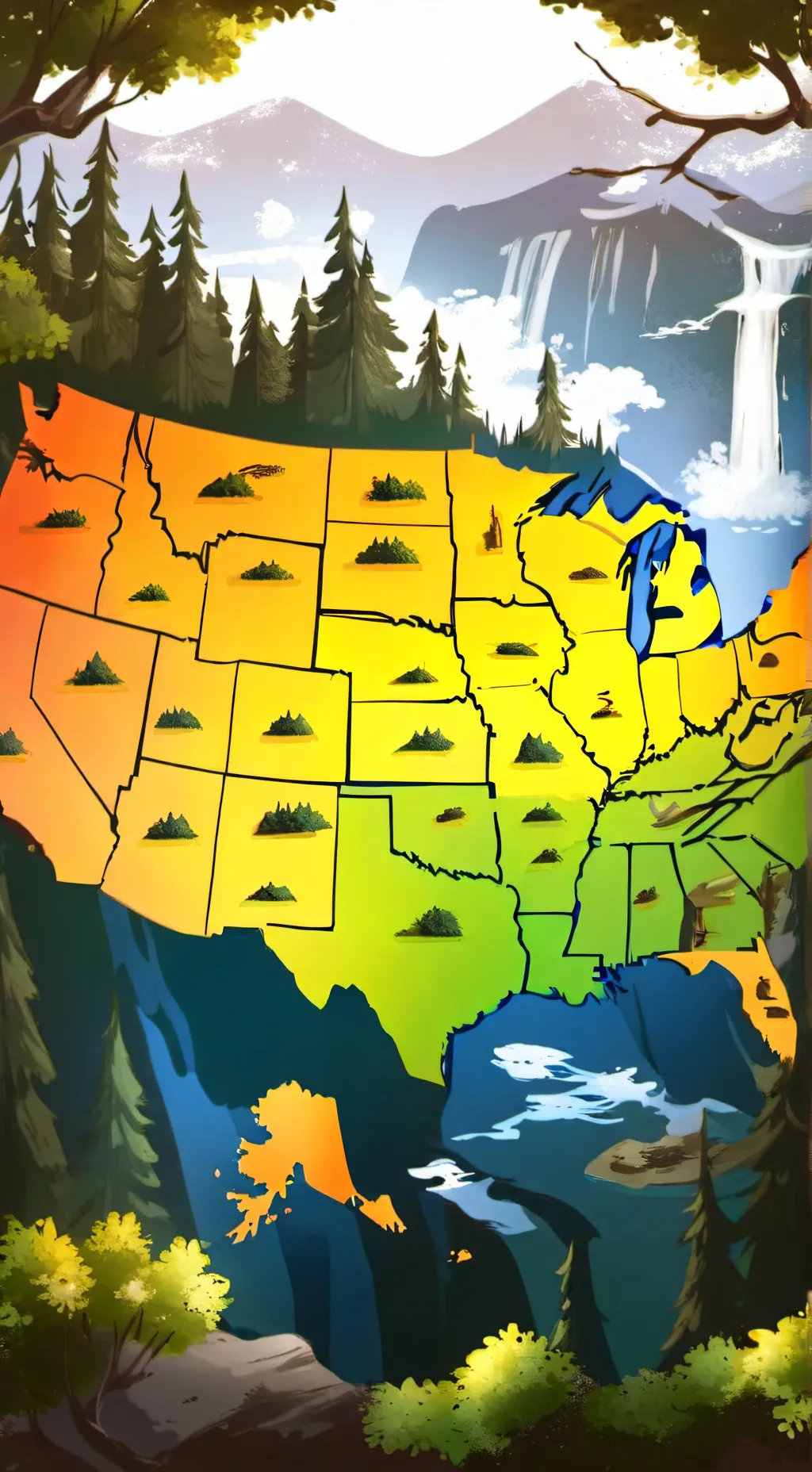 ai character: USA background